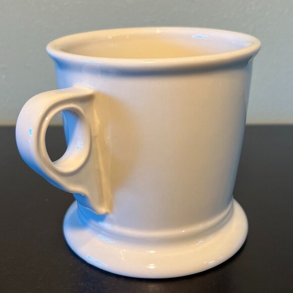 Anthropologie Letter J Monogram Initial Shaving Style Pedestal Base Mug Cup - Picture 5 of 12